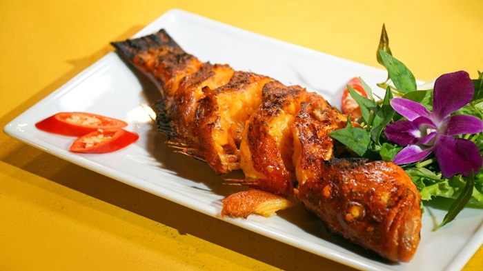 cá mú nướng muối ớt