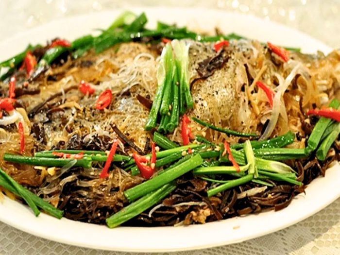 cá tai tượng chưng tương