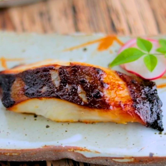 cá tuyết nướng sốt Miso