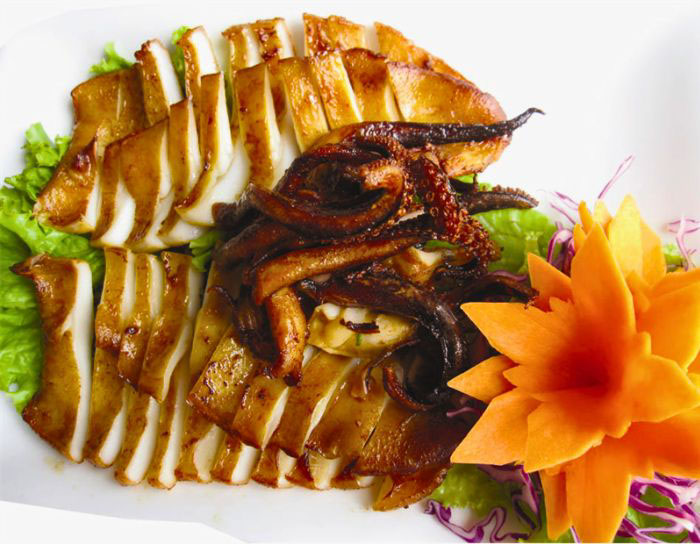 Cách làm mực một nắng nướng chao