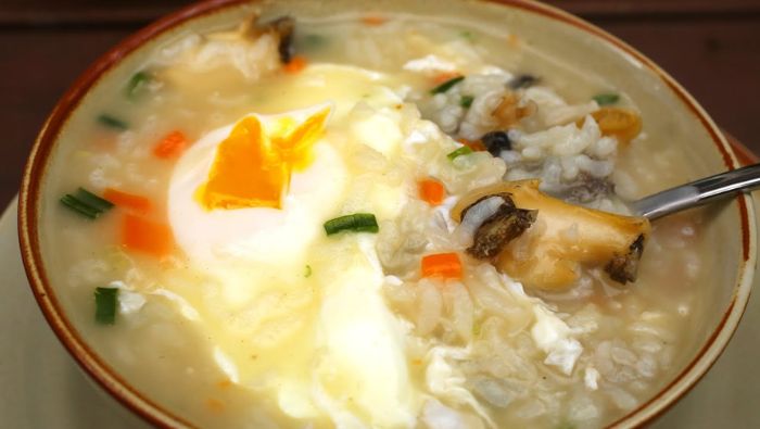 cách nấu cháo bào ngư trứng