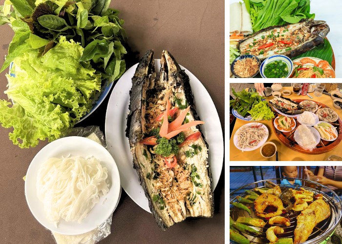 hải sản tại Đồng Xanh 2 quán ăn hải sản Cần Thơ
