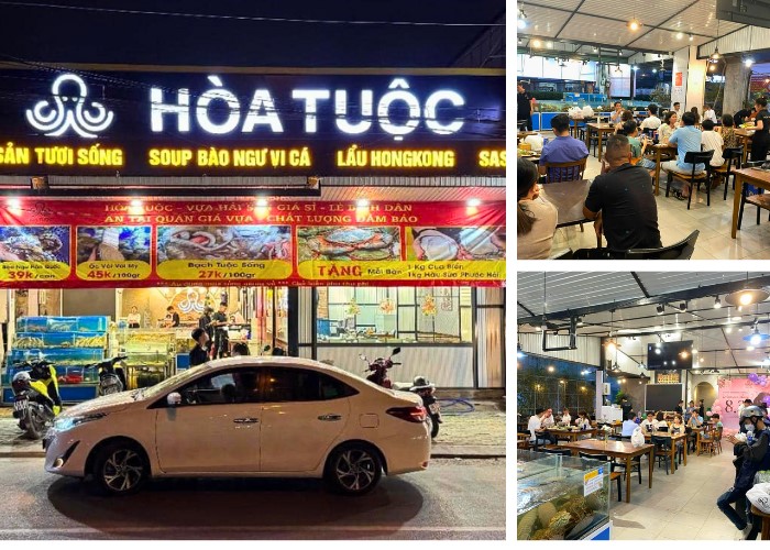 Hoà Tuộc quán ăn hải sản Cần Thơ