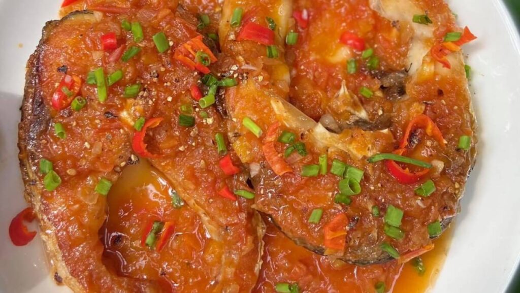 Món ngon từ cá - cách làm món cá trắm sốt cà chua siêu hấp dẫn