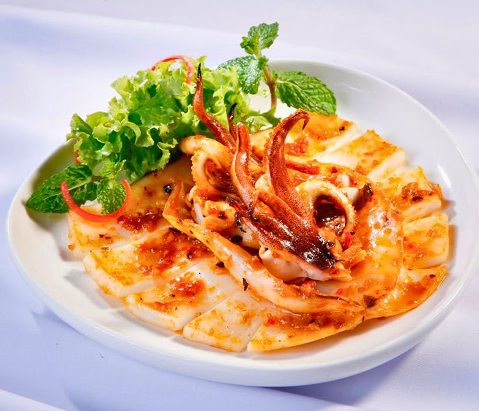 mực 1 nắng làm món gì-nướng chao