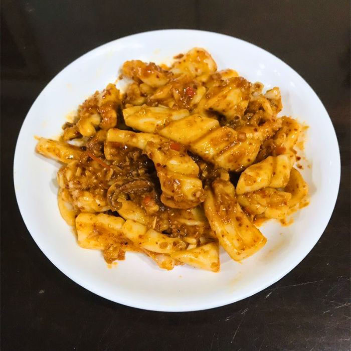mực nang làm gì ngon-xào sả ớt