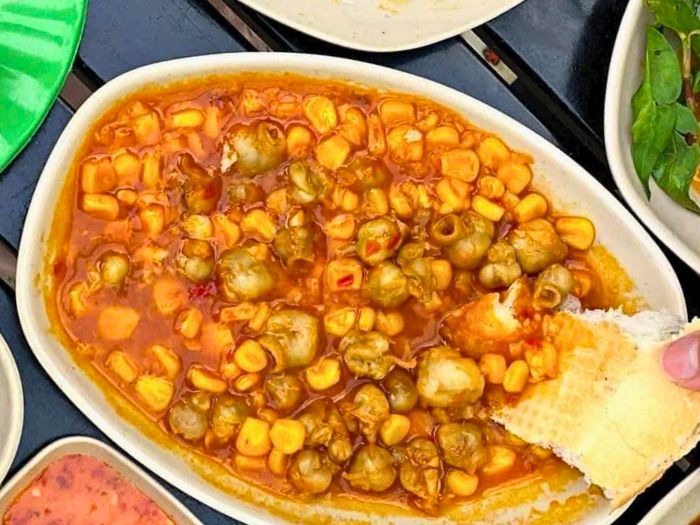 răng mực xào bơ tỏi