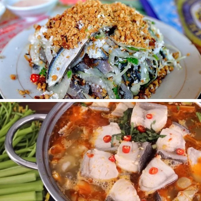 thực đơn các món hải sản cá bình dân