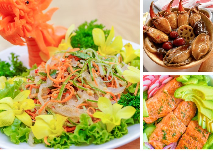 thực đơn các món hải sản cao cấp khai vị