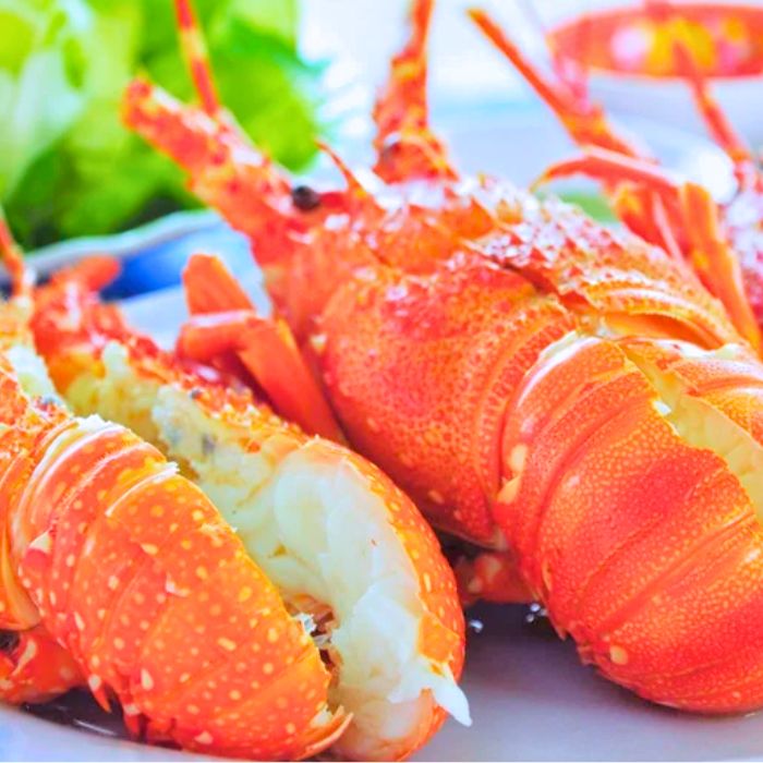 tôm hùm Alaska hấp bia