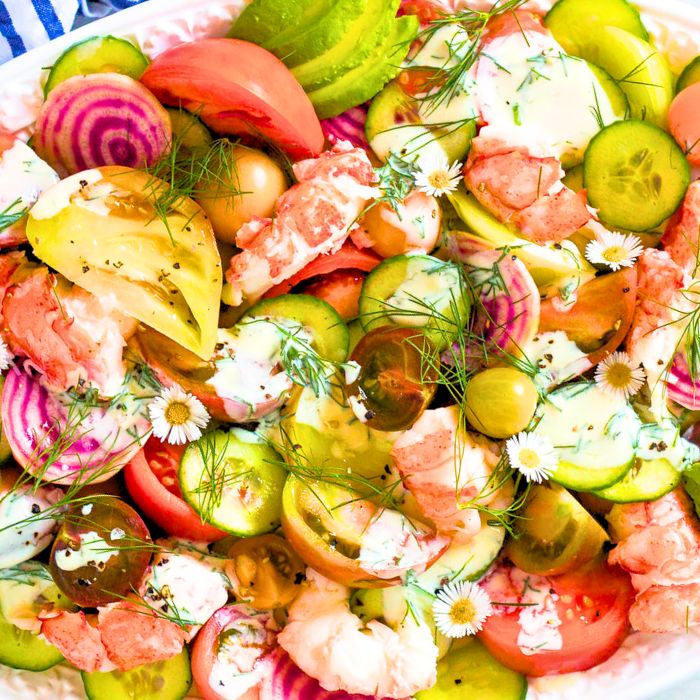 tôm hùm Alaska salad