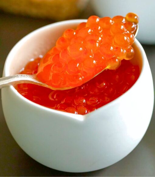 Trứng cá hồi Nga 220gr đông lạnh - nuôi