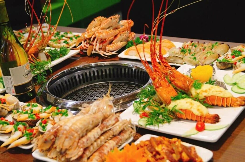buffet hải sản Hà Nội