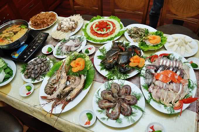 buffet hải sản Hà Nội - Hải Sản Biển Đông