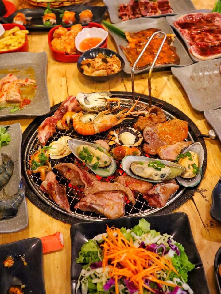 buffet hải sản Hải Phòng-Buffet Lão Trư BBQ