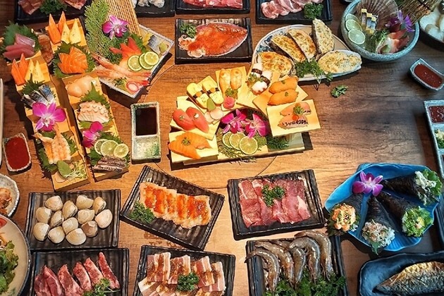 buffet hải sản quận 2 - kunimoto
