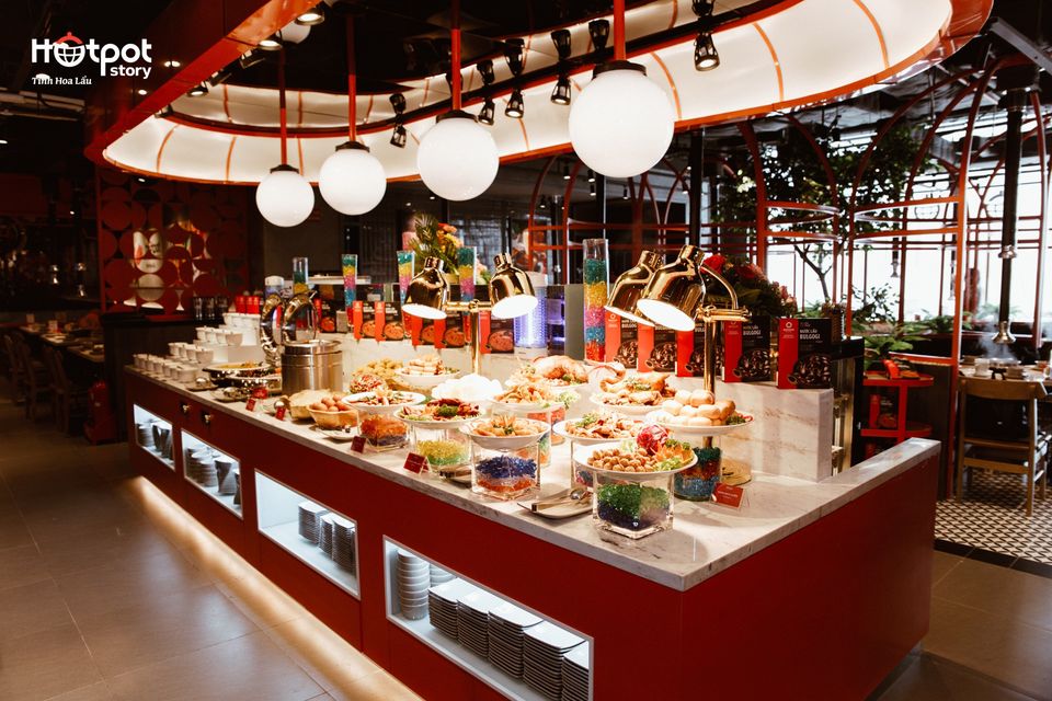 buffet hải sản quận 5 - Hotpot Story thực đơn đậm đà