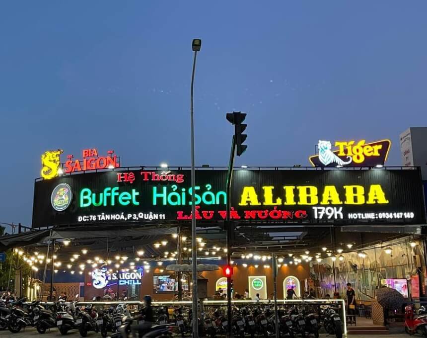 buffet hải sản Vũng Tàu-Alibaba Buffet