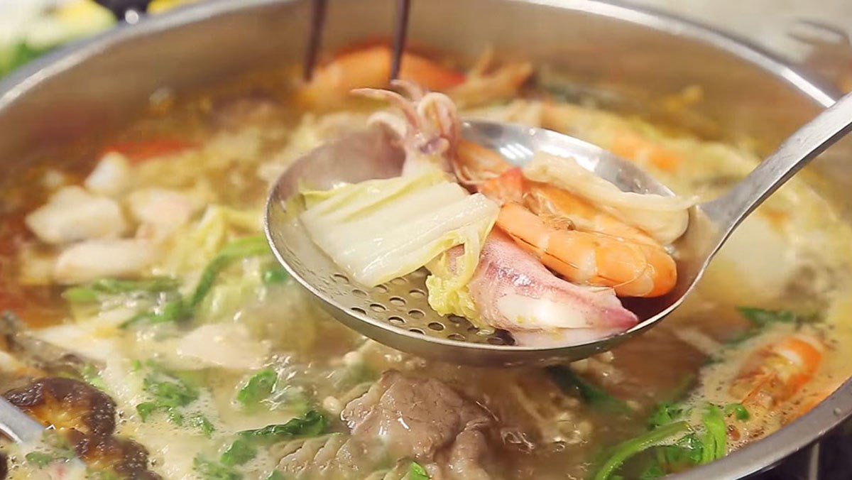 cách làm nước lẩu hải sản