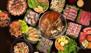 cách trình bày lẩu hải sản
