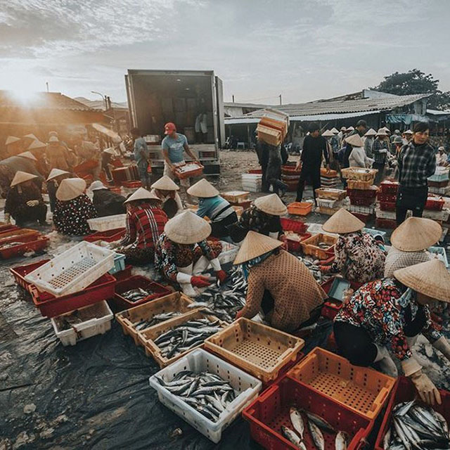 chợ hải sản Vũng Tàu -chợ Bến Đá