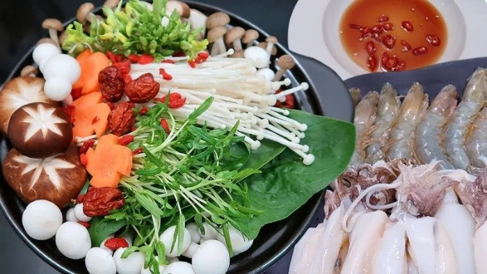 cách nấu lẩu hải sản thập cẩm thanh ngọt