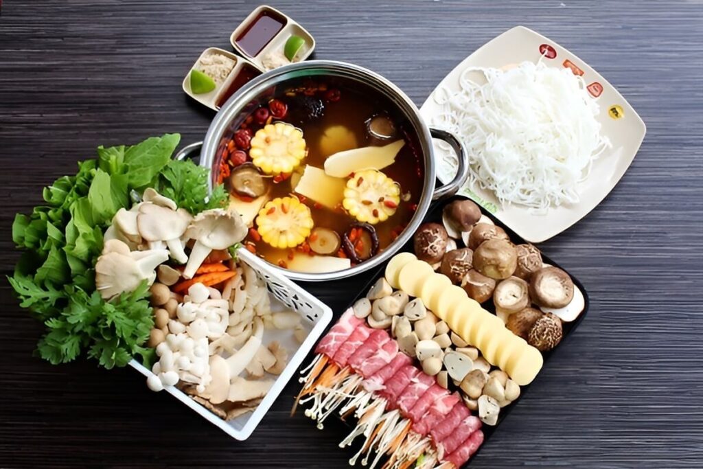 lẩu nấm hải sản