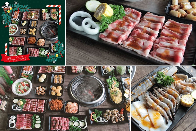 các quán buffet ngon rẻ ở tphcm-thực đơn quá đã bbq