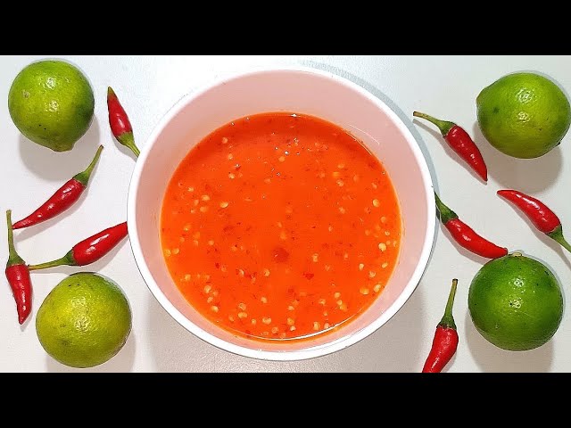 muối ớt đỏ chấm hải sản ngon
