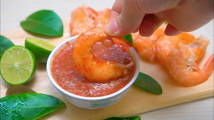 muối ớt đỏ chấm hải sản