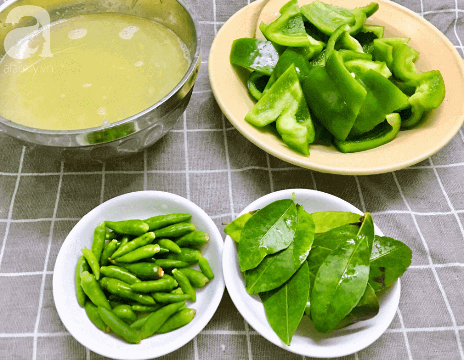 Nguyên liệu muối ớt xanh