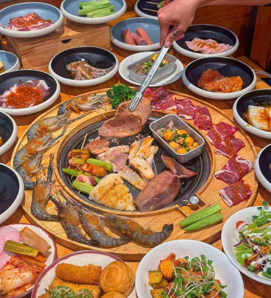 các quán buffet ngon rẻ ở tphcm-thực đơn đa dạng của yaki yaki yo